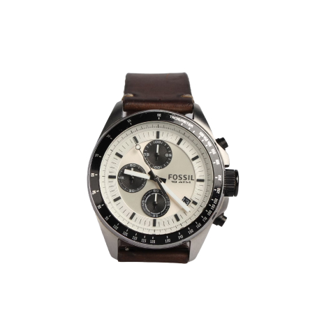 Fossil Leather WatchBlack